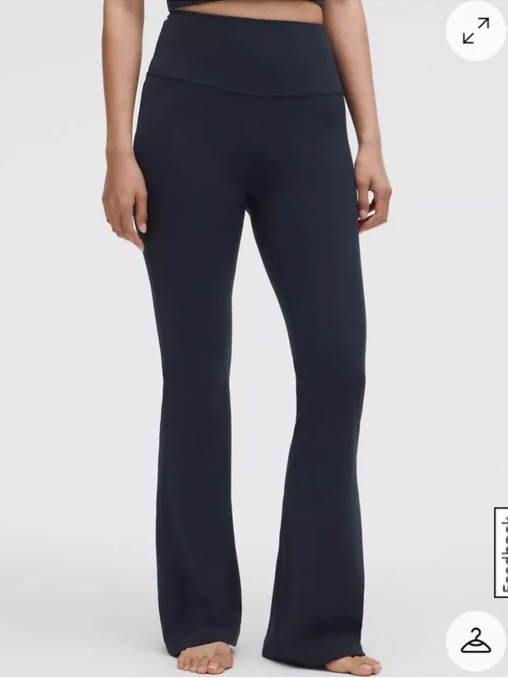 Lululemon Groove Nulu Super-High-Rise Flared Pant Navy